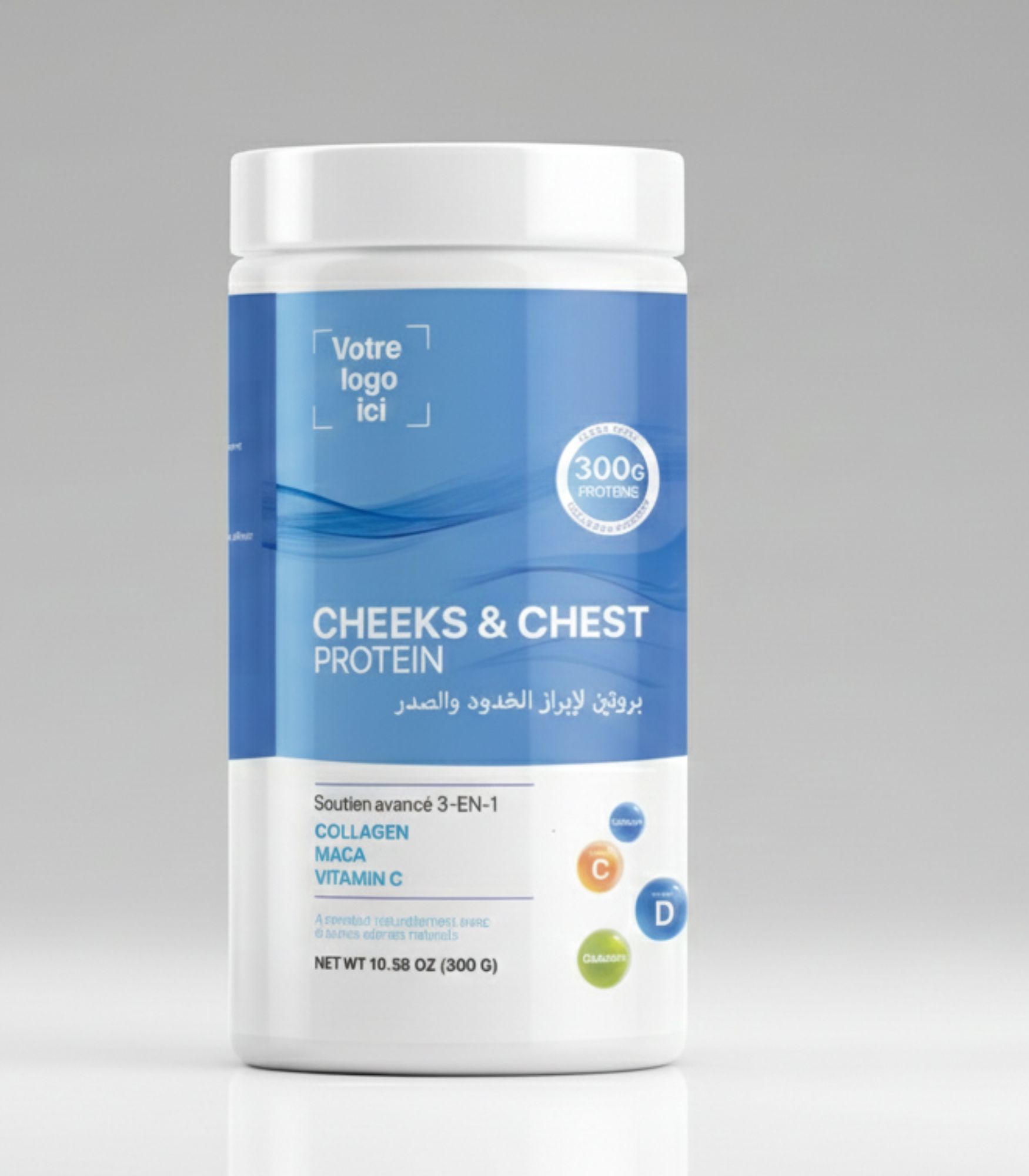 بروتين لإبراز الخدود والصدر-Cheeks & Chest بروتين لإبراز الخدود والصدر - الصورة 1