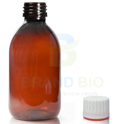 قنينة شراب بلاستيكية بنية