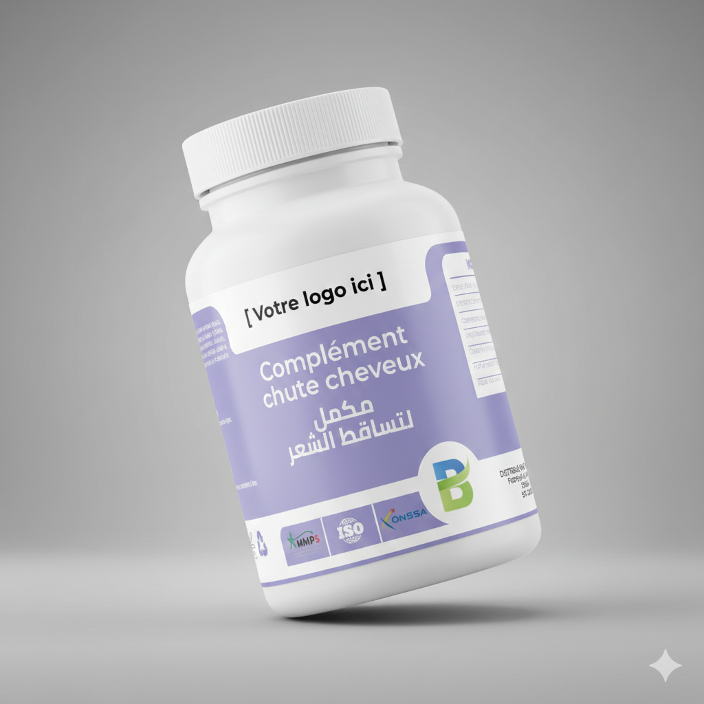 Mockup 27 مكمل غذائي لعلاج تساقط الشعر - الصورة 1
