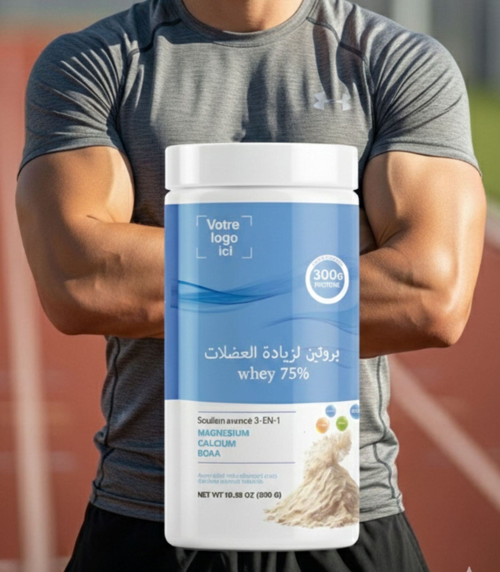 بروتين whey 75% لزيادة العضلات بروتين whey 75% لزيادة العضلات - الصورة 1
