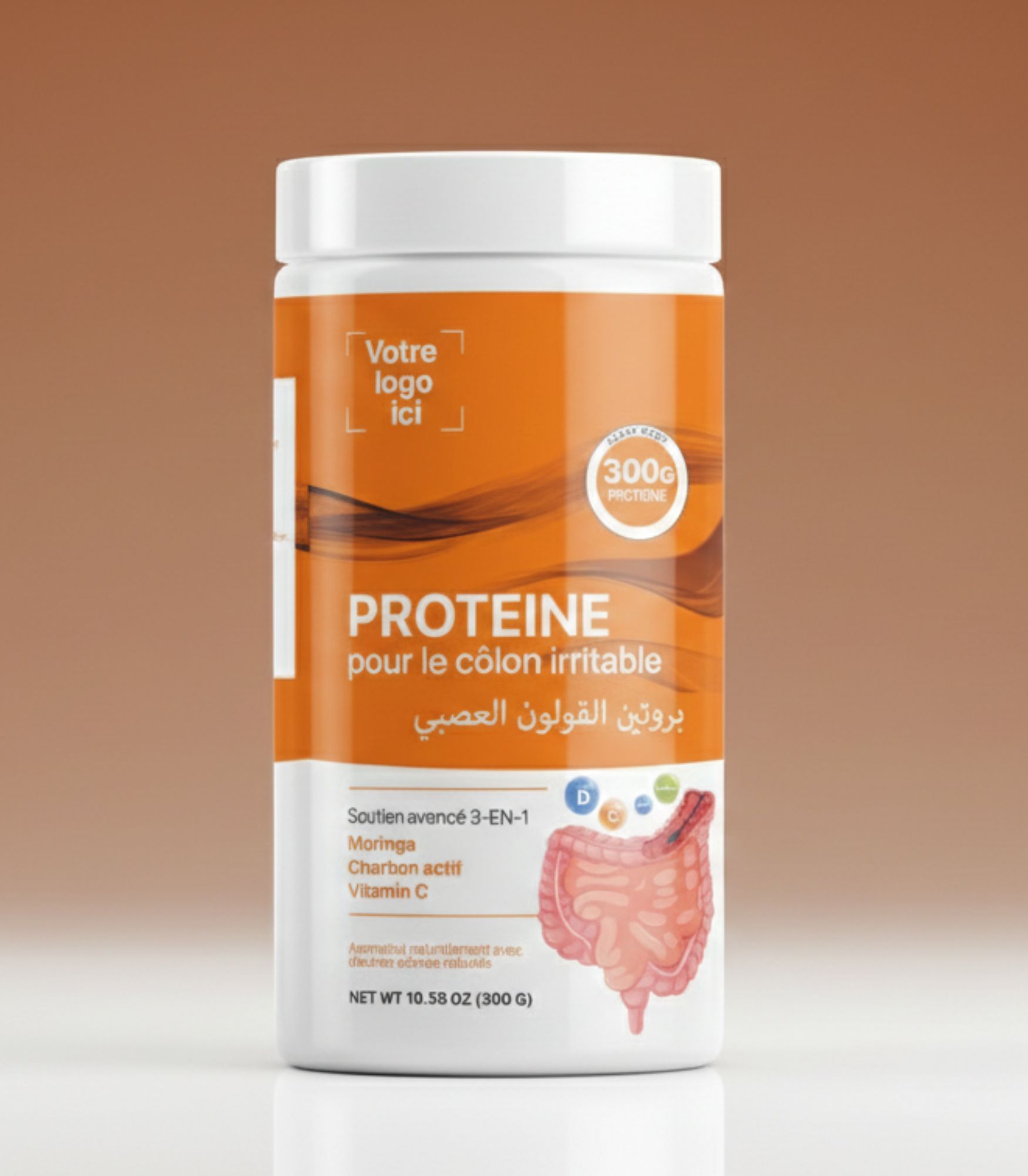 بروتين القولون العصبي بروتين القولون العصبي - الصورة 1