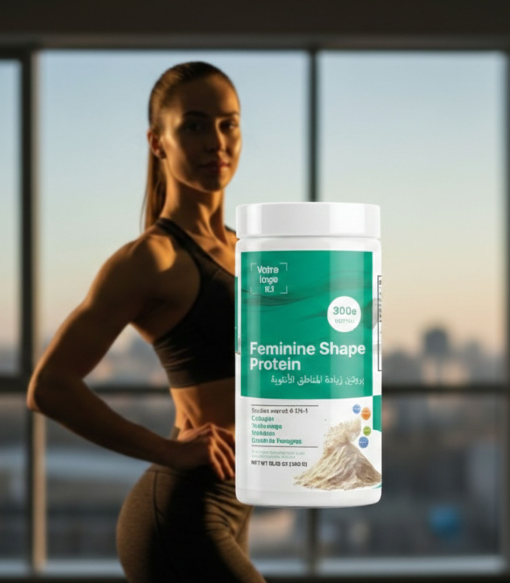 بروتين زيادة المناطق الأنثوية-Feminine Shape Protein بروتين زيادة المناطق الأنثوية - الصورة 1