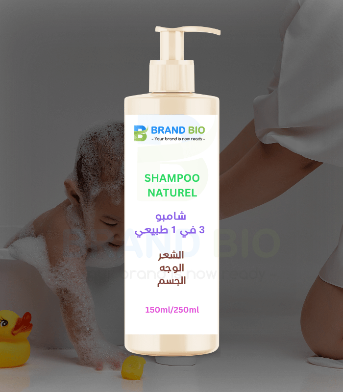 شامبو 3 في 1 طبيعي شامبو 3 في 1 طبيعي للأطفال (للشعر والوجه والجسم) - الصورة 1