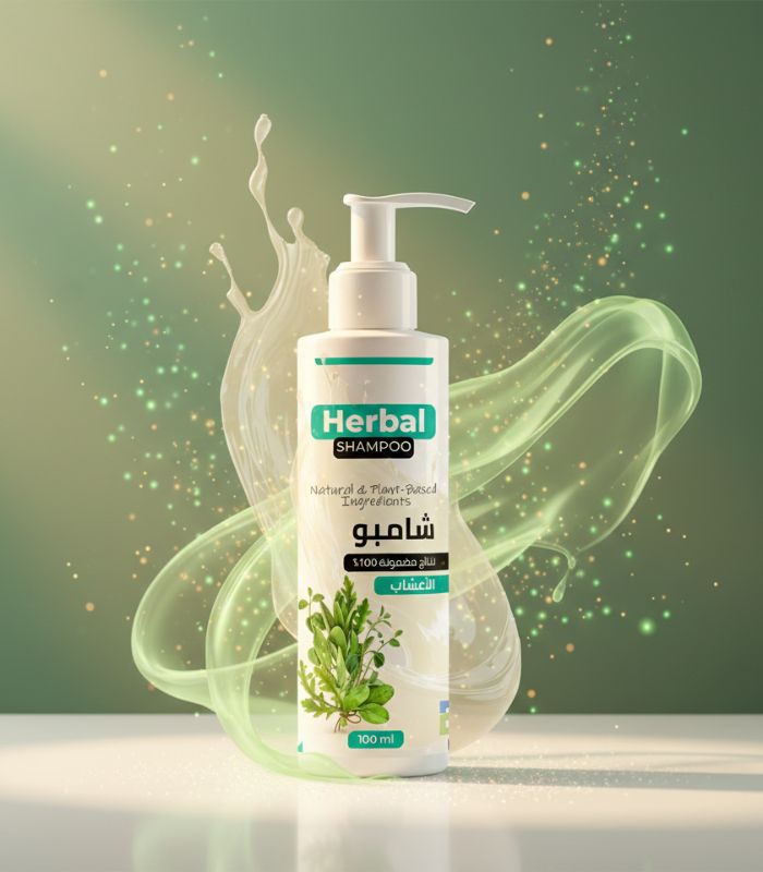 شامبو الأعشاب Shampooing aux plantes شامبو الأعشاب - الصورة 1