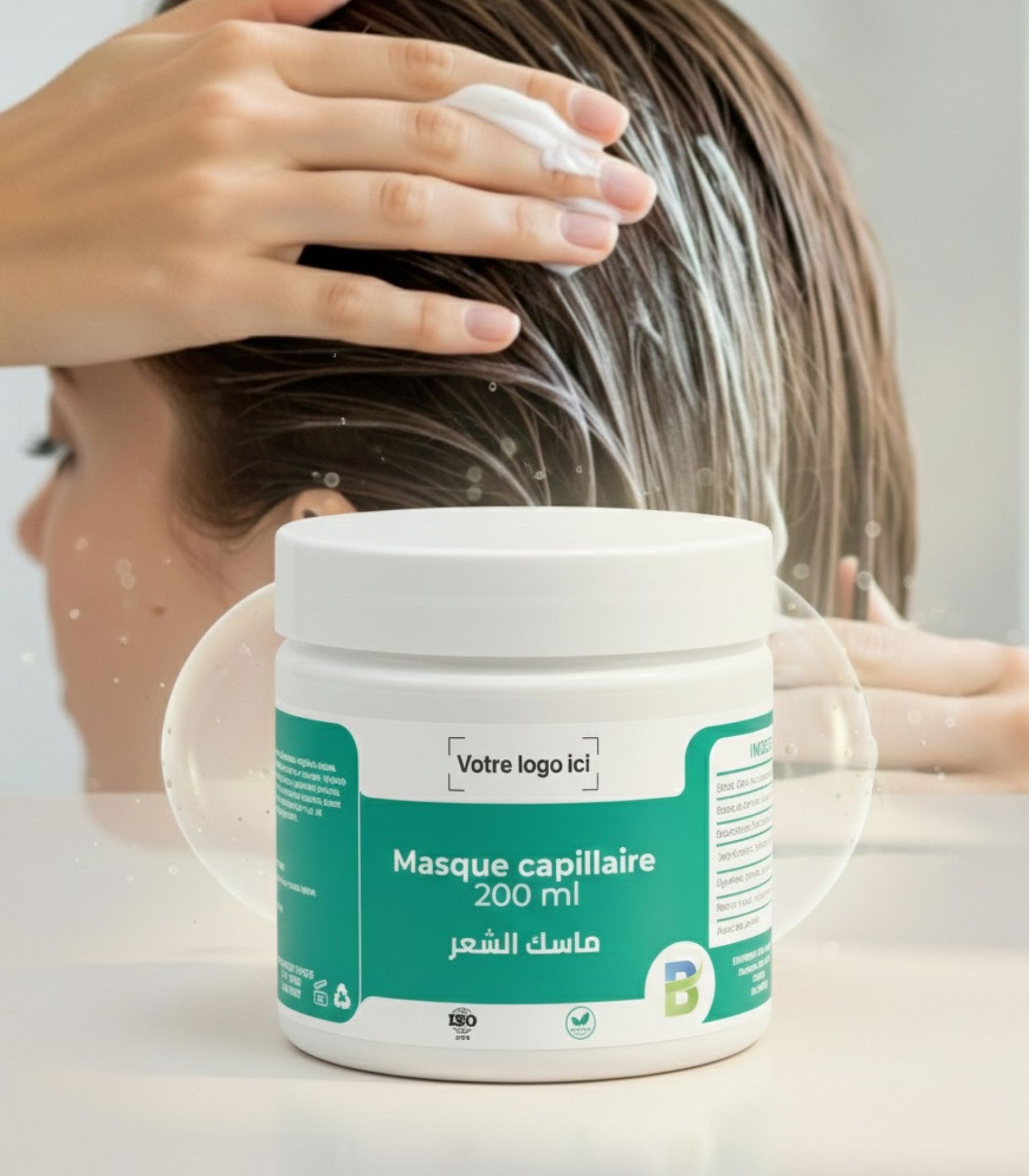 ماسك الشعرMasque capillaire ماسك الشعر - الصورة 1