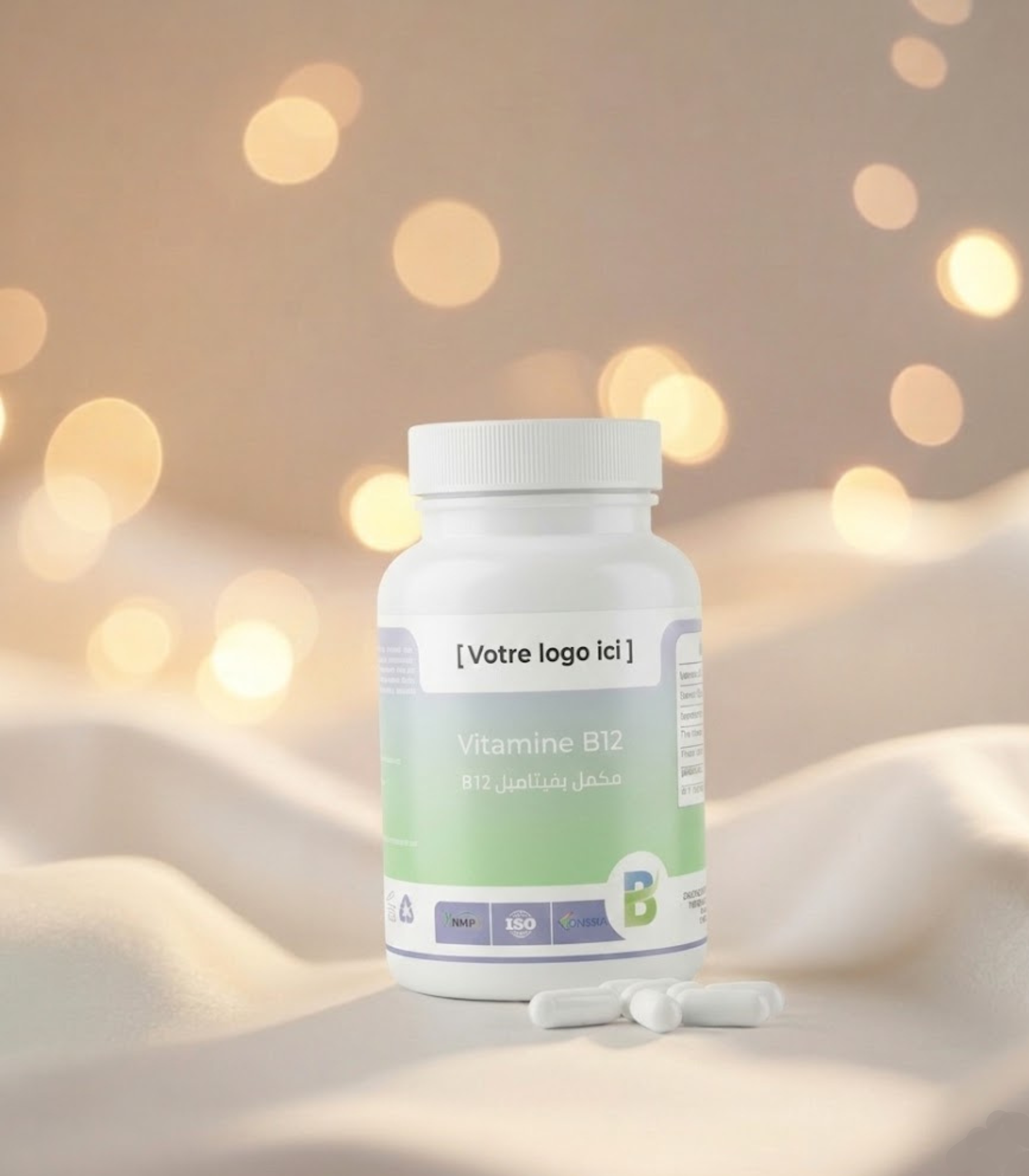 Design sans titre مكمل غذائي بالفيتامين B12 - الصورة 1
