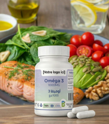 مكمل بأوميغا 3 (1000 ملغ)