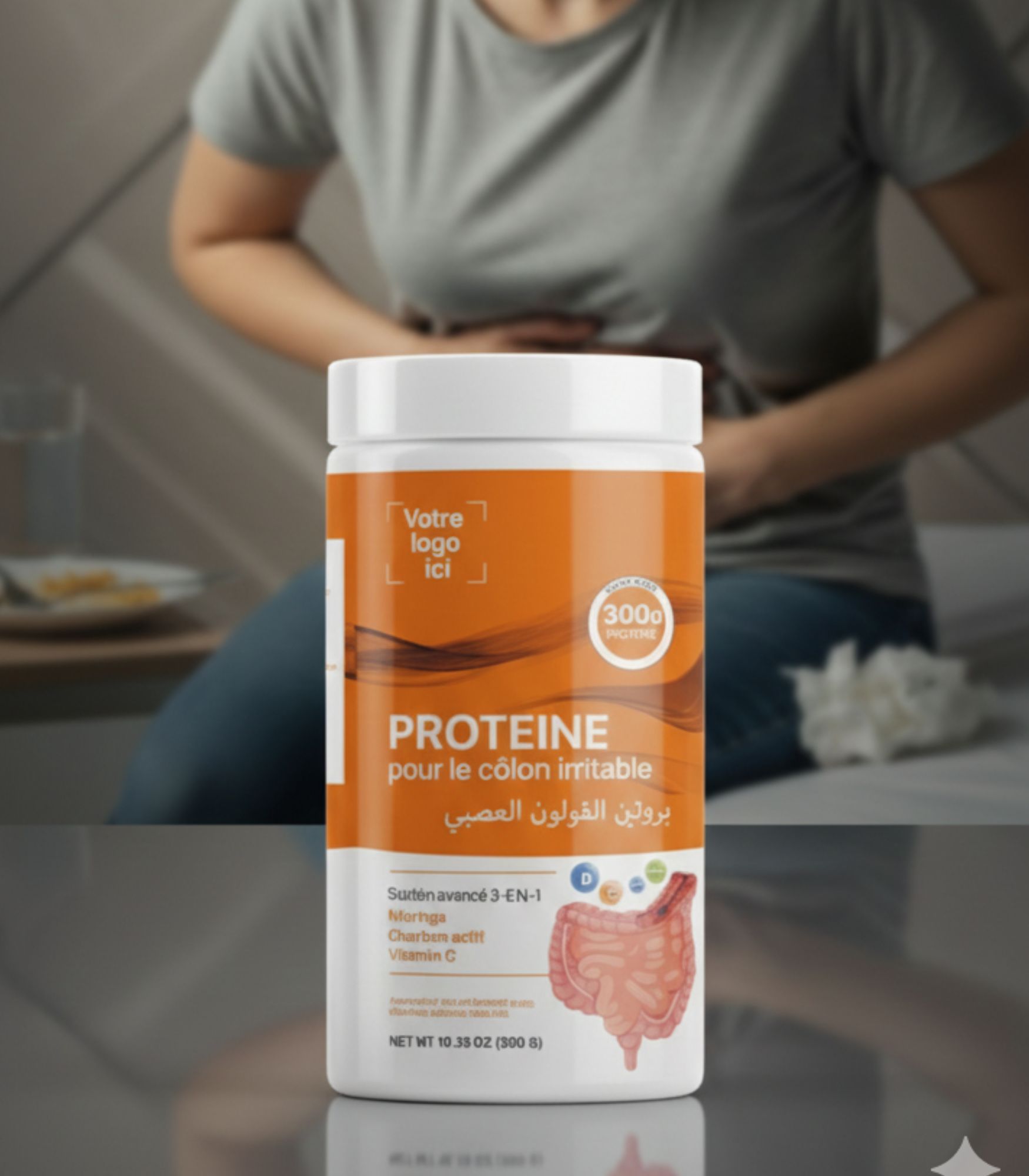 بروتين القولون العصبي بروتين القولون العصبي - الصورة 1