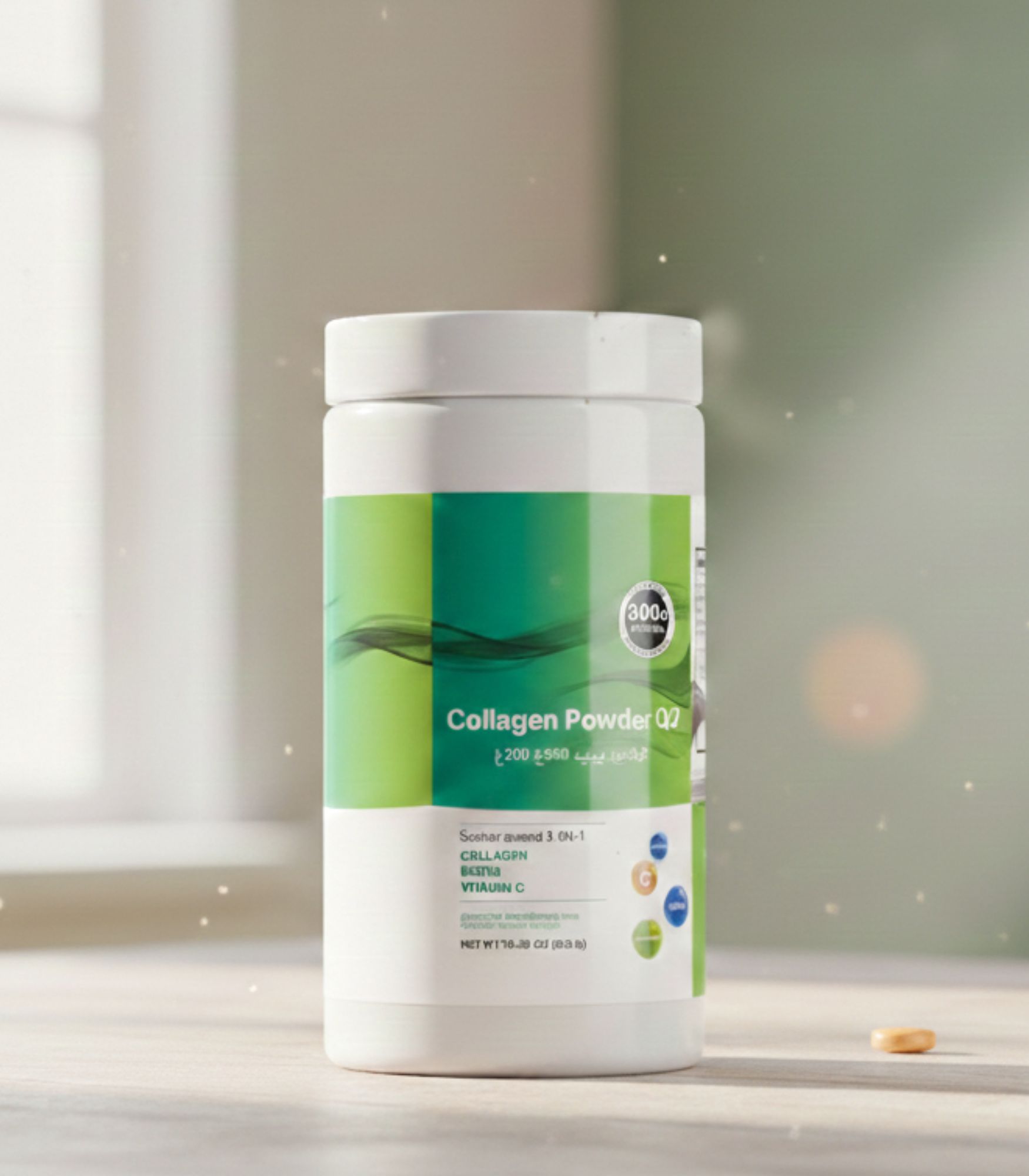 كولاجين بيبتيد 200غ 300غ-Collagen Powder Q2 كولاجين بيبتيد 200غ 300غ - الصورة 1